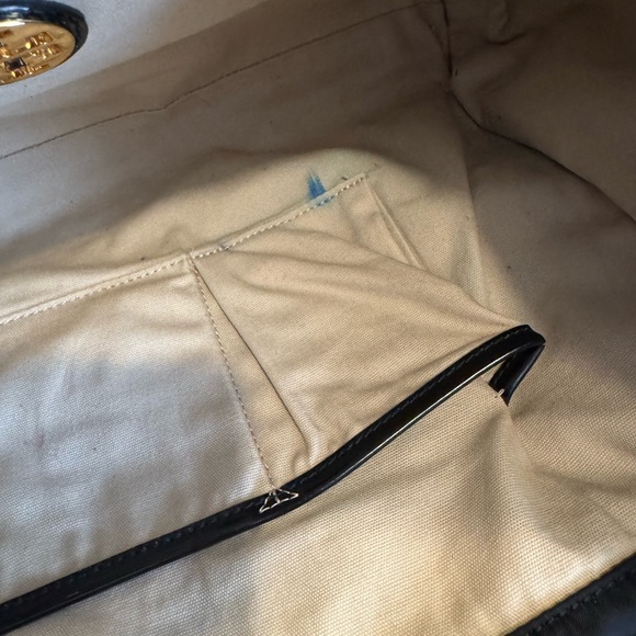 Tory Burch Black Nylon and Patten Leather Bag - Picture 11 of 14